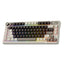 Royal Kludge RK L75 RGB Mehanička Tastatura, Hot-Swap,Boja "Mocha Grey", Beige Prekidači