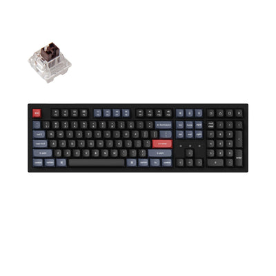 Keychron K10 Pro ANSI Full Size Layout 104 Key - Full Assembled - Brown Switch RGB Hot-Swap Keychron K pro Mechanical Wireless Normal Profile QMK Custom Keyboard