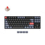 Keychron K8 Pro ANSI 80% TKL Layout 87 Key - Full Assembled - Red Switch White Led Hot-Swap Gateron G pro Mechanical Wireless Normal Profile QMK Custom Keyboard