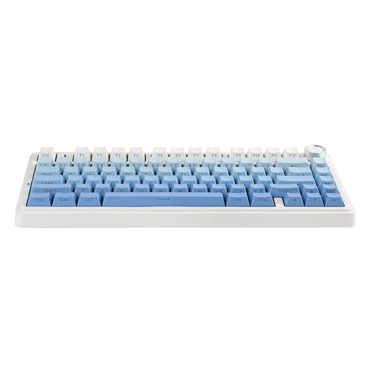 AULA F75 Gradient White Blue Reaper Switch, Hot-Swap, Side Printed, Shine through, RGB, Bežična