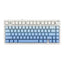 AULA F75 Gradient White Blue Reaper Switch, Hot-Swap, Side Printed, Shine through, RGB, Bežična