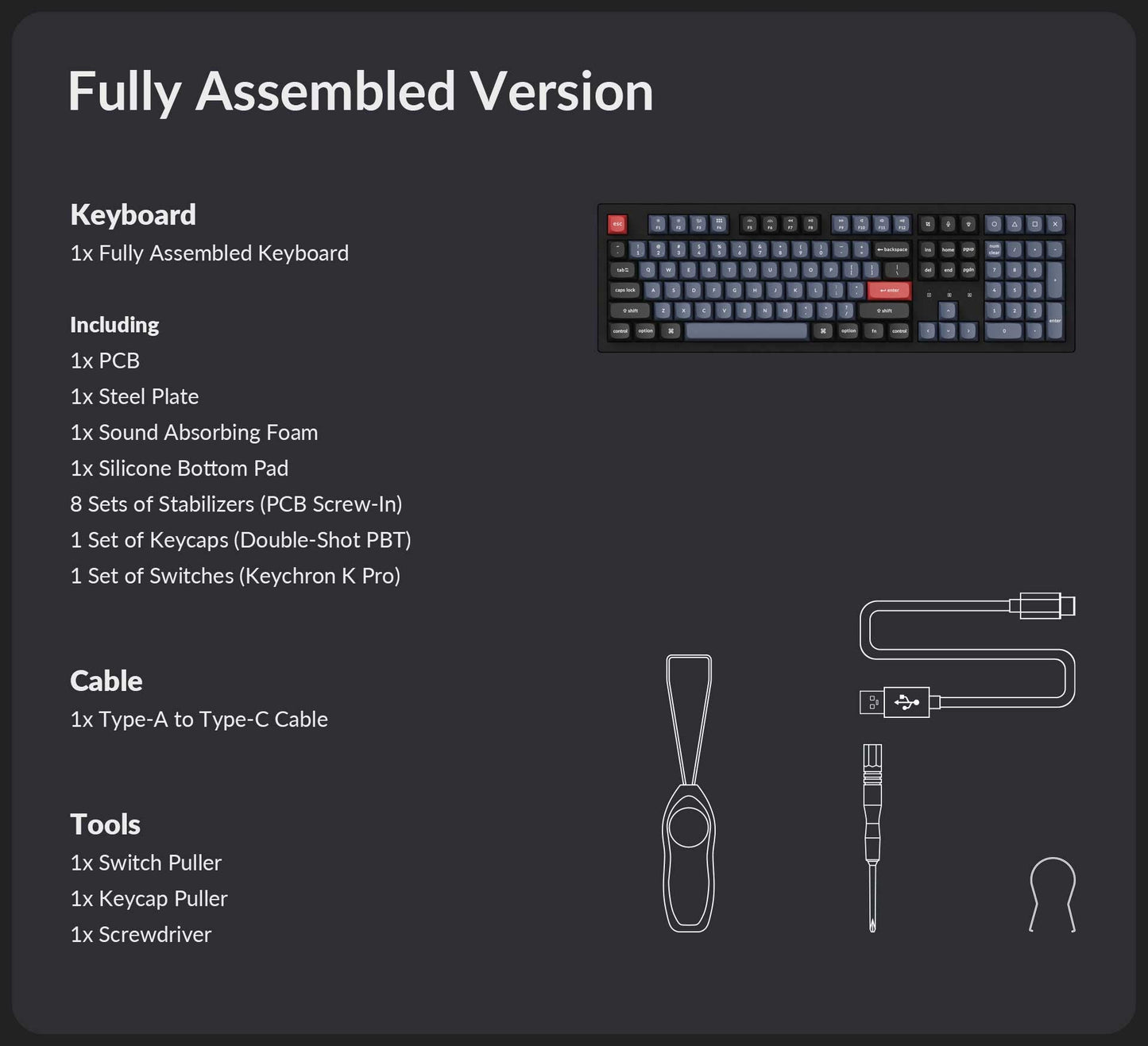 Keychron K10 Pro QMK/VIA Wireless Mechanical Keyboard Banana Switch Hot Swap RGB