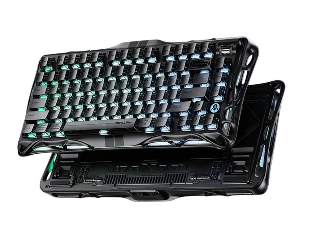 GravaStar Mercury V75 75% Hall Effect Magnetic Switch Gaming Keyboard Stealth Black/Hot-swap/Specialised magnetic switches compatible with ttc or gateron swap/8000Hz USB pooling rate