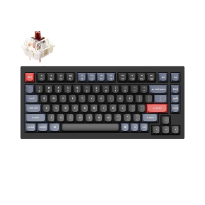 Keychron Q1 V2 QMK / VIA Mehanička Tastatura (Gateron G Pro Brown Switch)