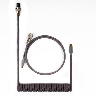 Keychron Coiled Aviator Cable Grey